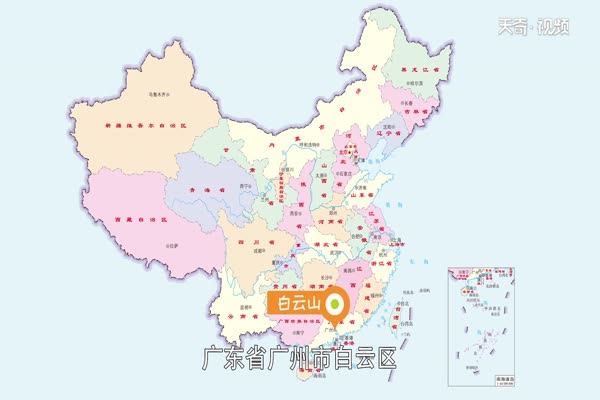 广州白云区地理位置图片
