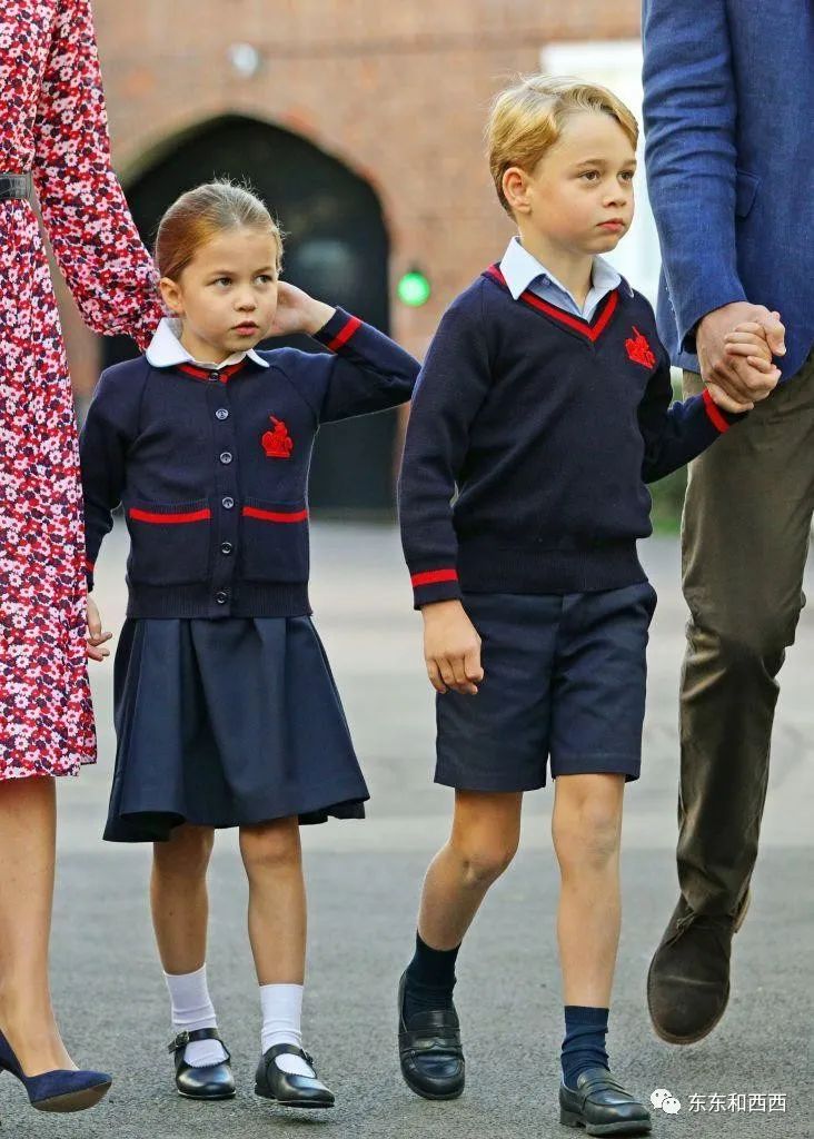 威廉王子家的三小只长大啦，王室教育也内卷…